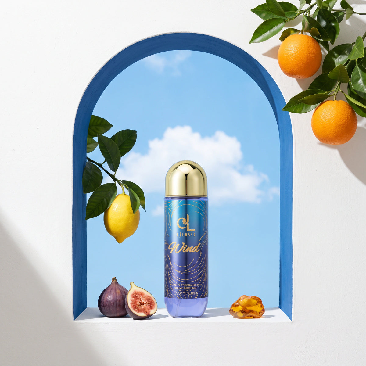 Wind fragrance mist with orange, lemon and fig