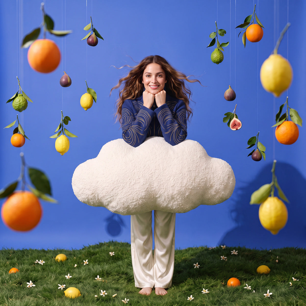 Wind fragrance mist in a cloud of citrus